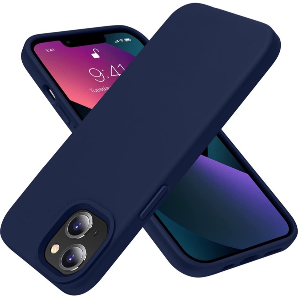 iPhone 13 Navy Blue silicone phone case